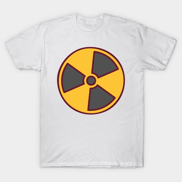 Warning Symbol, Nuclear Radiation Symbol T-Shirt by Islanr